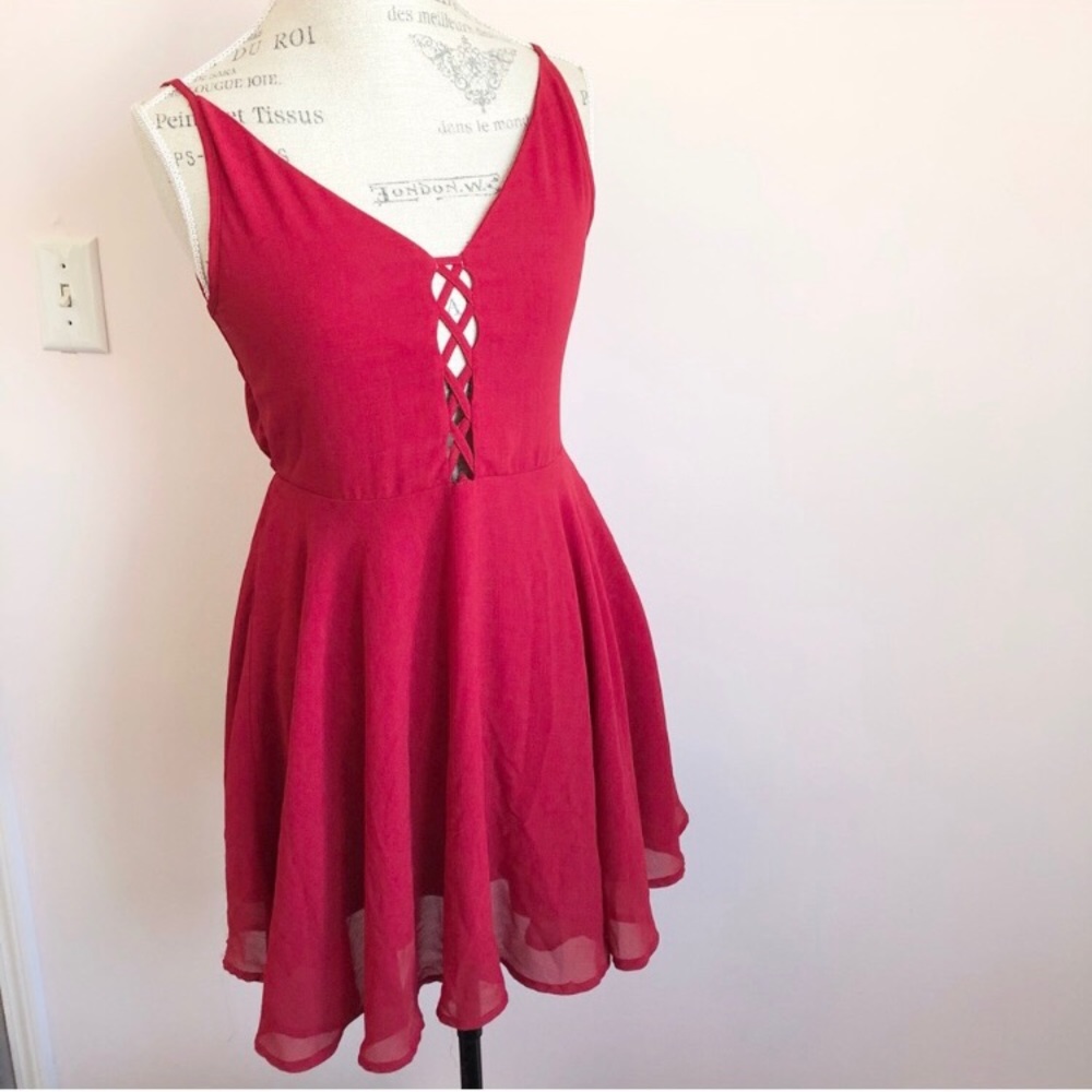Tobi Red Dress